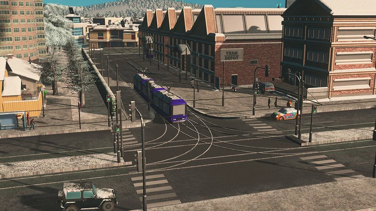 Скриншоты из Cities: Skylines - Snowfall