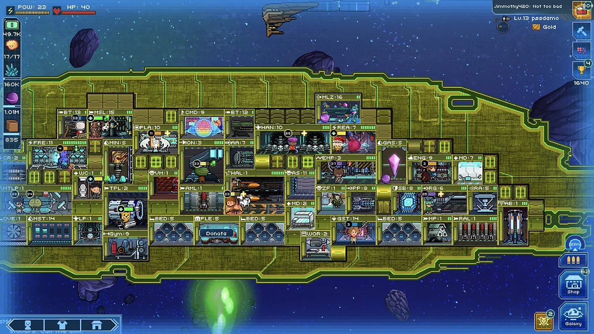 Скриншоты из Pixel Starships