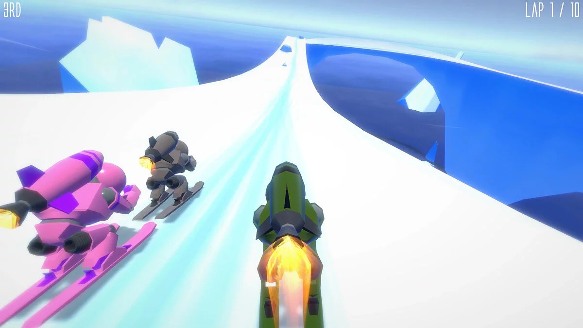 Скриншоты из Rocket Ski Racing