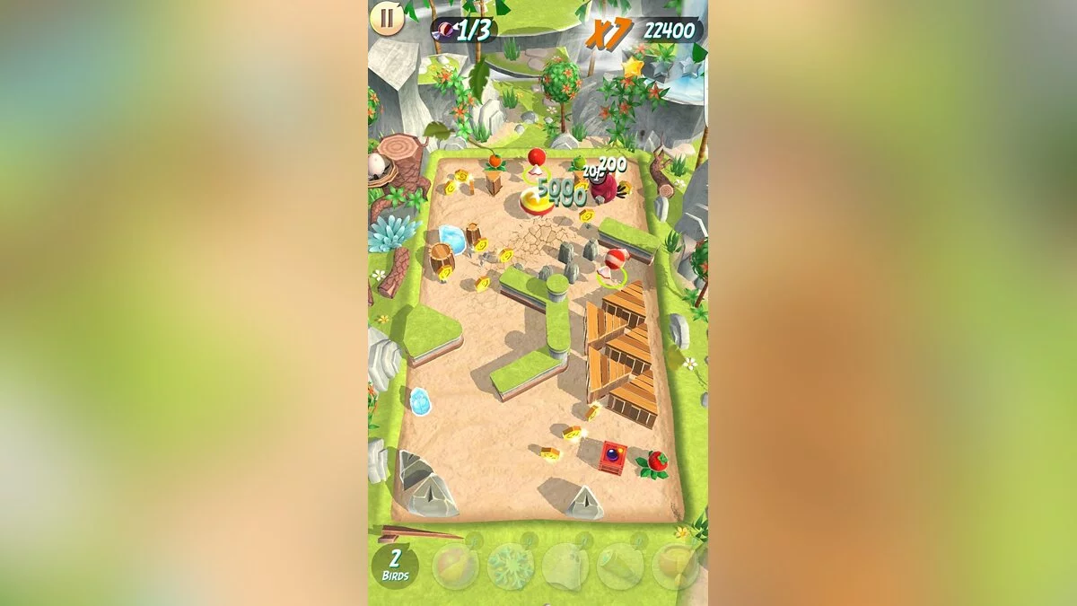 Скриншоты из Angry Birds ACTION!