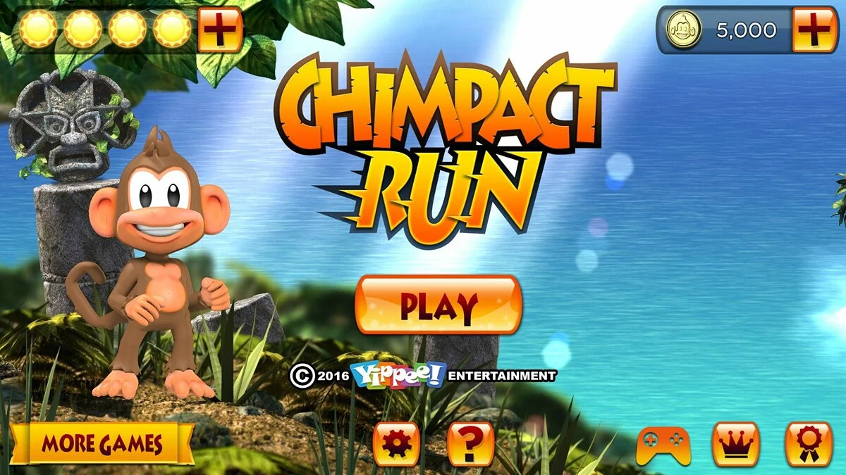 Скриншоты из Chimpact Run