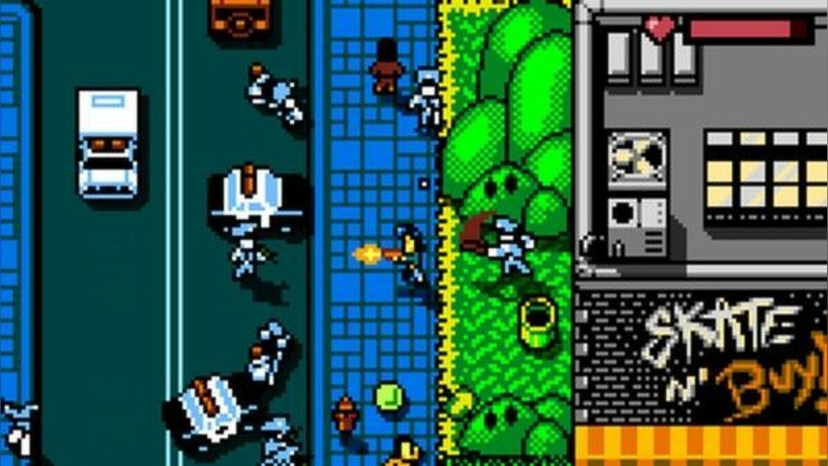 Retro rampage. Retro City Rampage DX. Ретро Сити Рампейдж ДХ. Боссфайты из ретро игр. Как выглядят ретро игры.