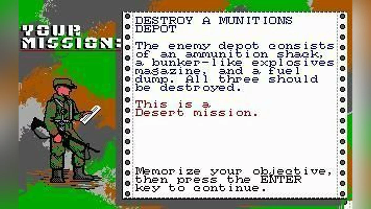 Скриншоты из Airborne Ranger