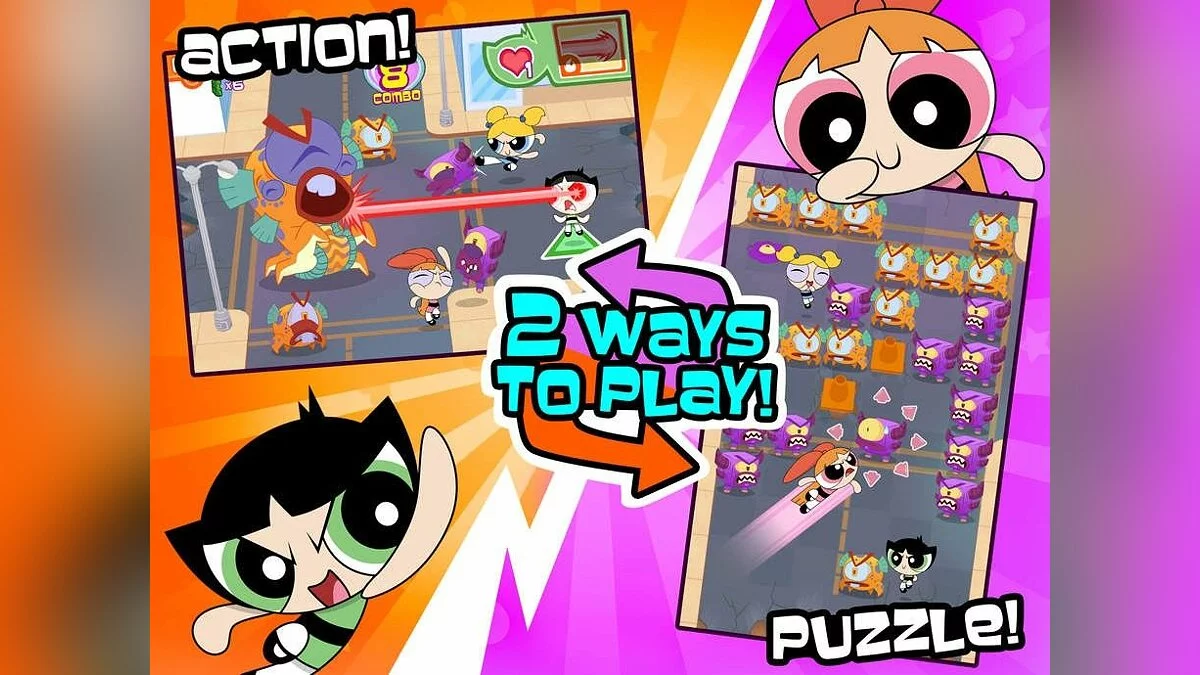 Скриншоты из Flipped Out – The Powerpuff Girls