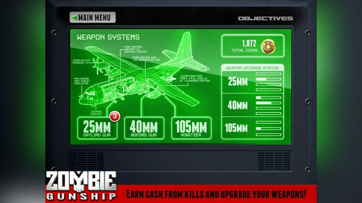 Скриншоты из Zombie Gunship