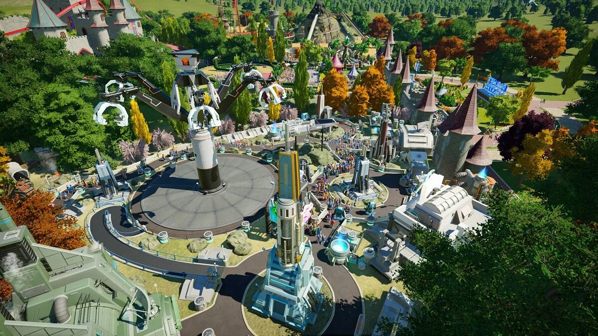 Скриншоты из Planet Coaster