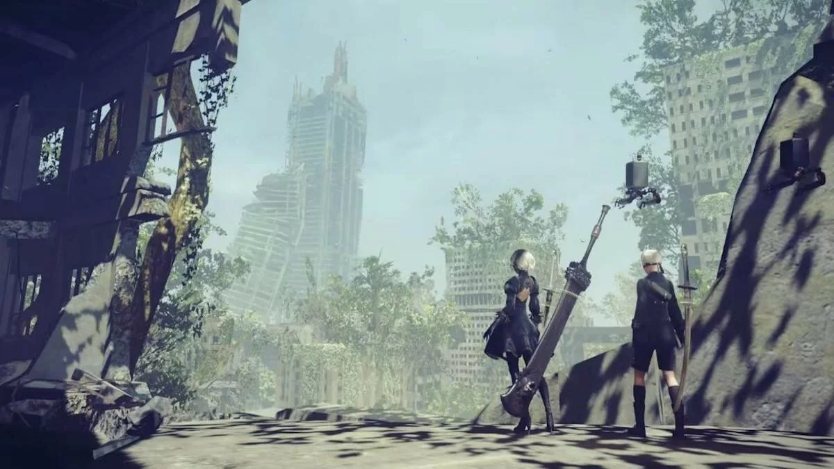 Скриншоты из NieR: Automata