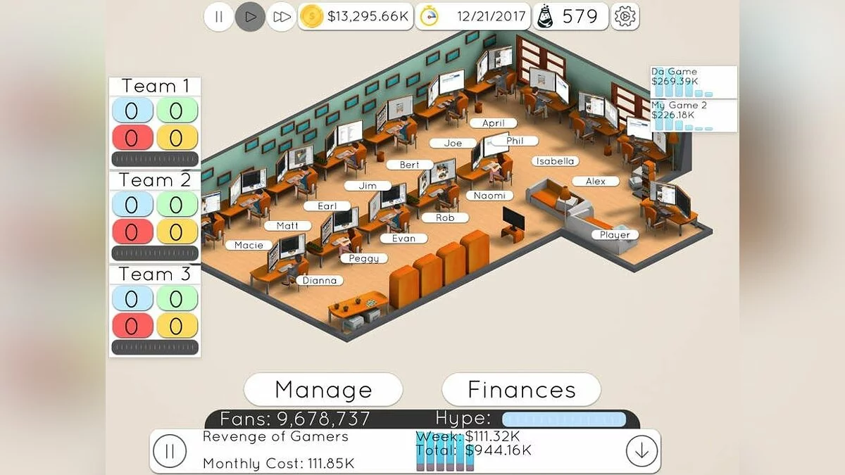 Скриншоты из Game Studio Tycoon 2