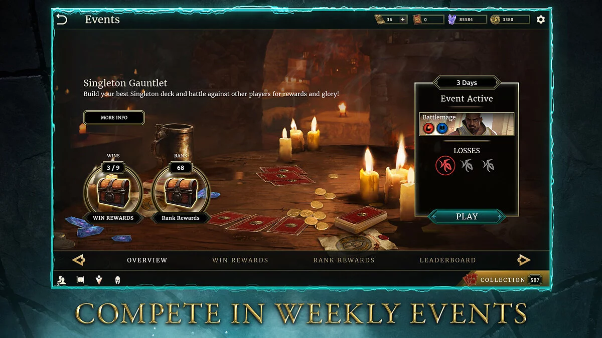Скриншоты из The Elder Scrolls: Legends