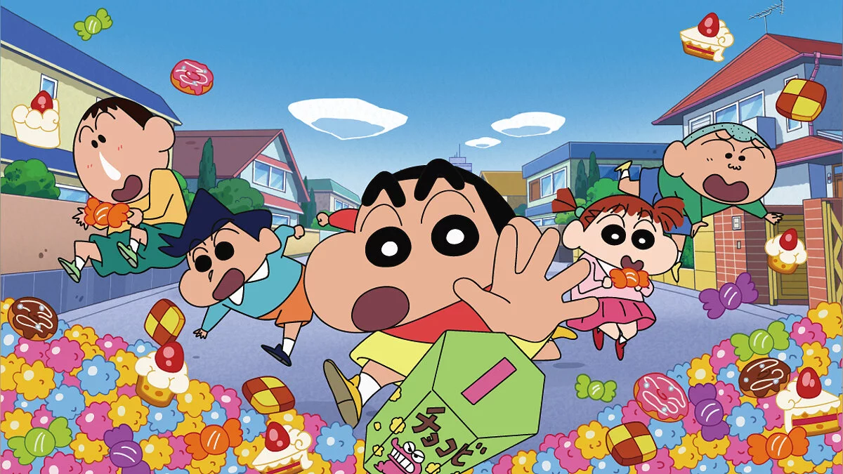 Скриншоты из CRAYON SHINCHAN The Storm Called! FLAMING KASUKABE RUNNER