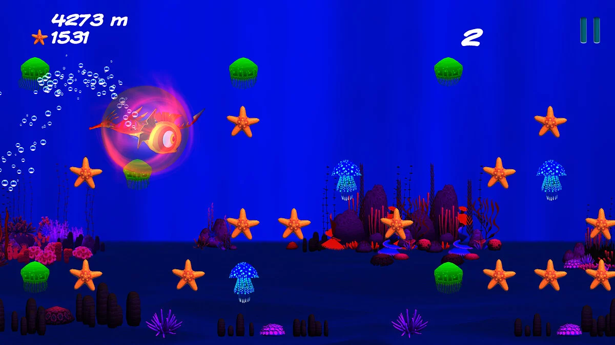 Скриншоты из JetFish Run