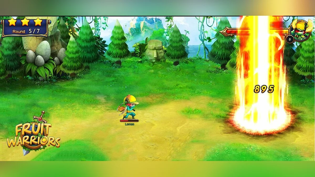 Скриншоты из Fruit Warriors