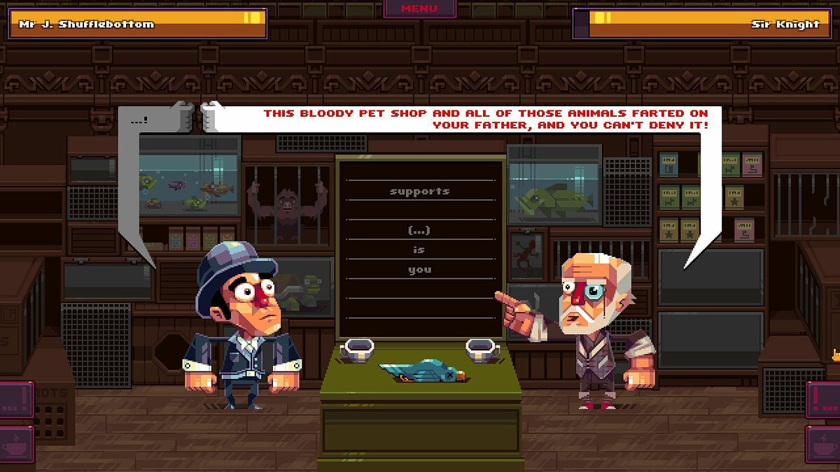 Game oh. Oh Sir. The insult Simulator. Игра insult order. Навык insult игра.