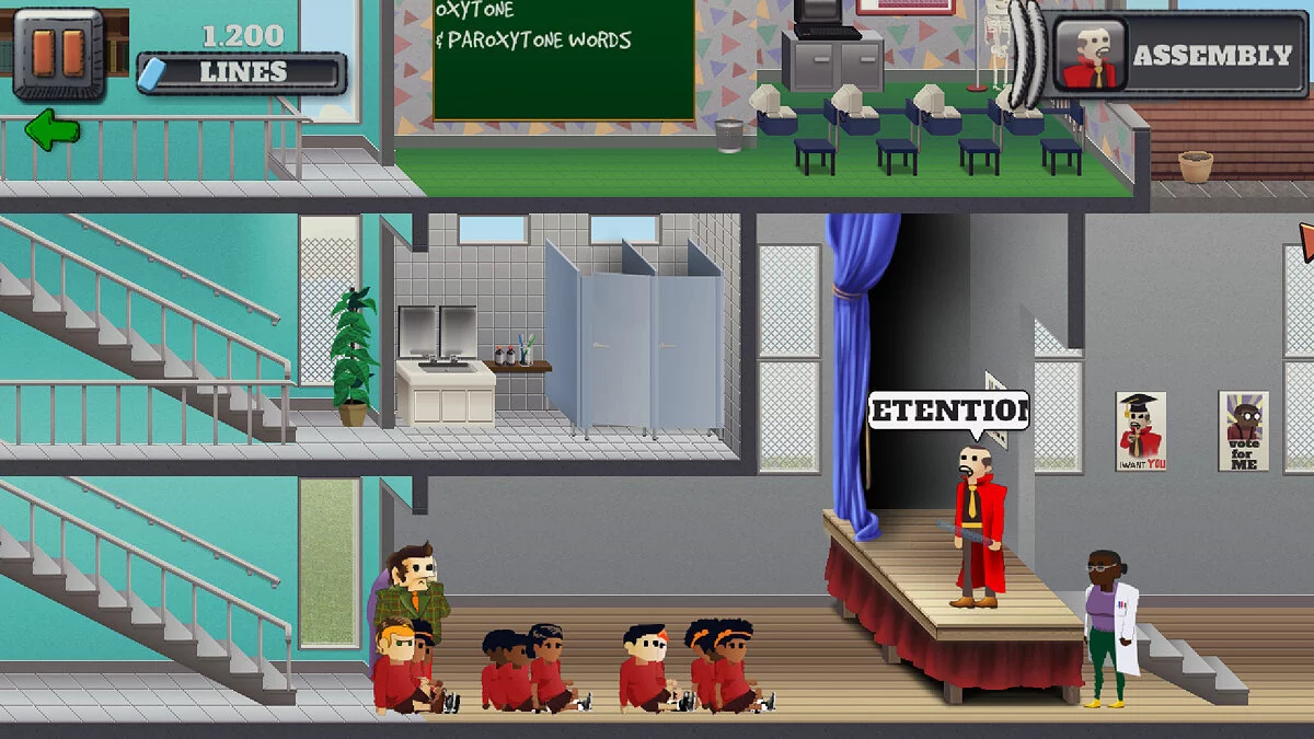 Скриншоты из Skool Daze Reskooled