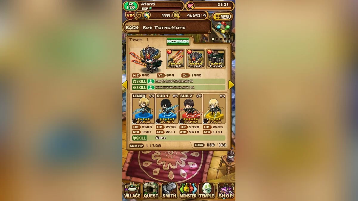 Скриншоты из Puzzle Monster Quest