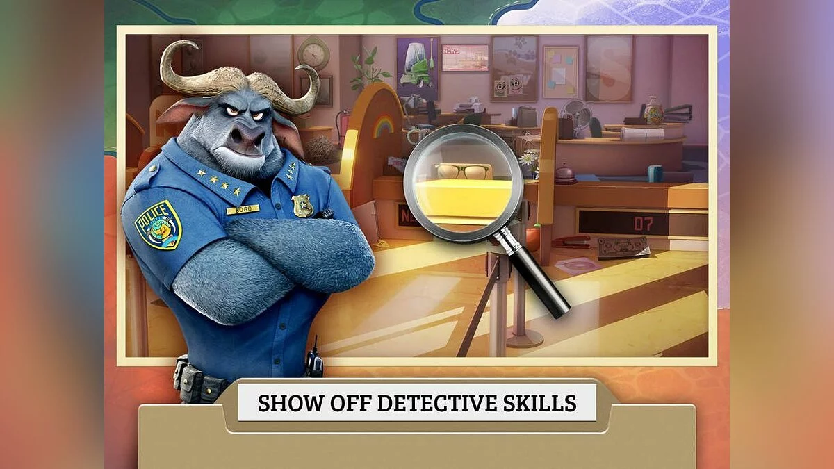 Скриншоты из Zootopia Crime Files: Hidden Object