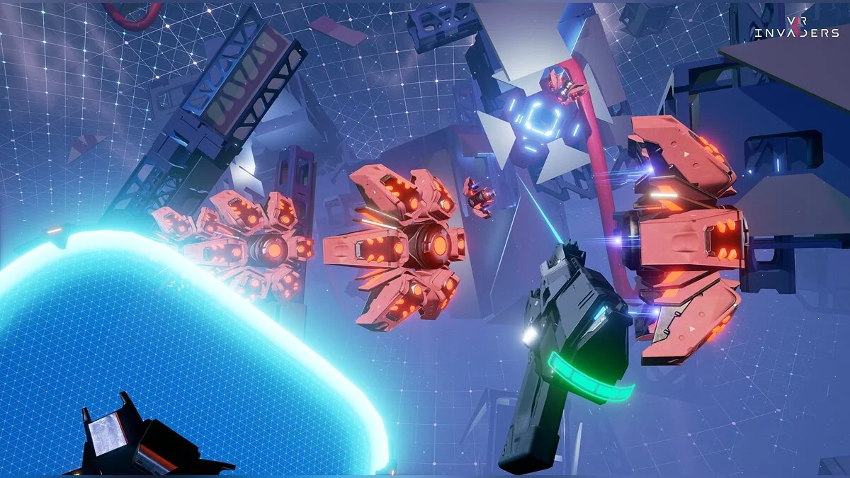Скриншоты из VR Invaders