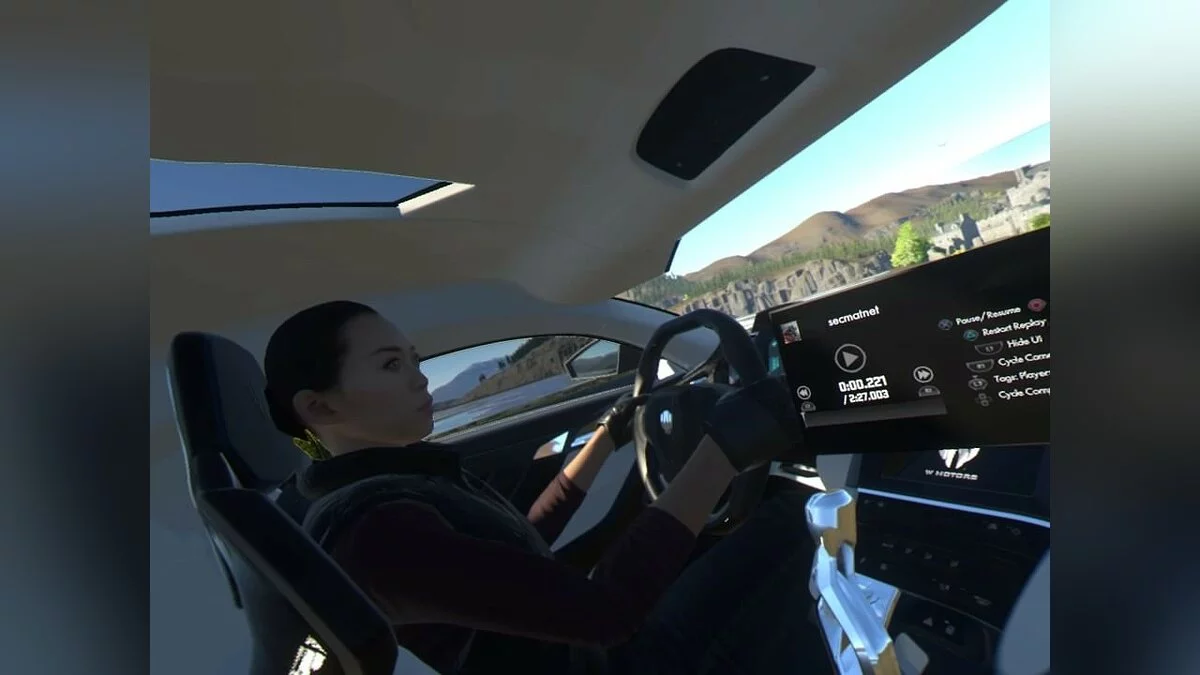 Скриншоты из Driveclub VR