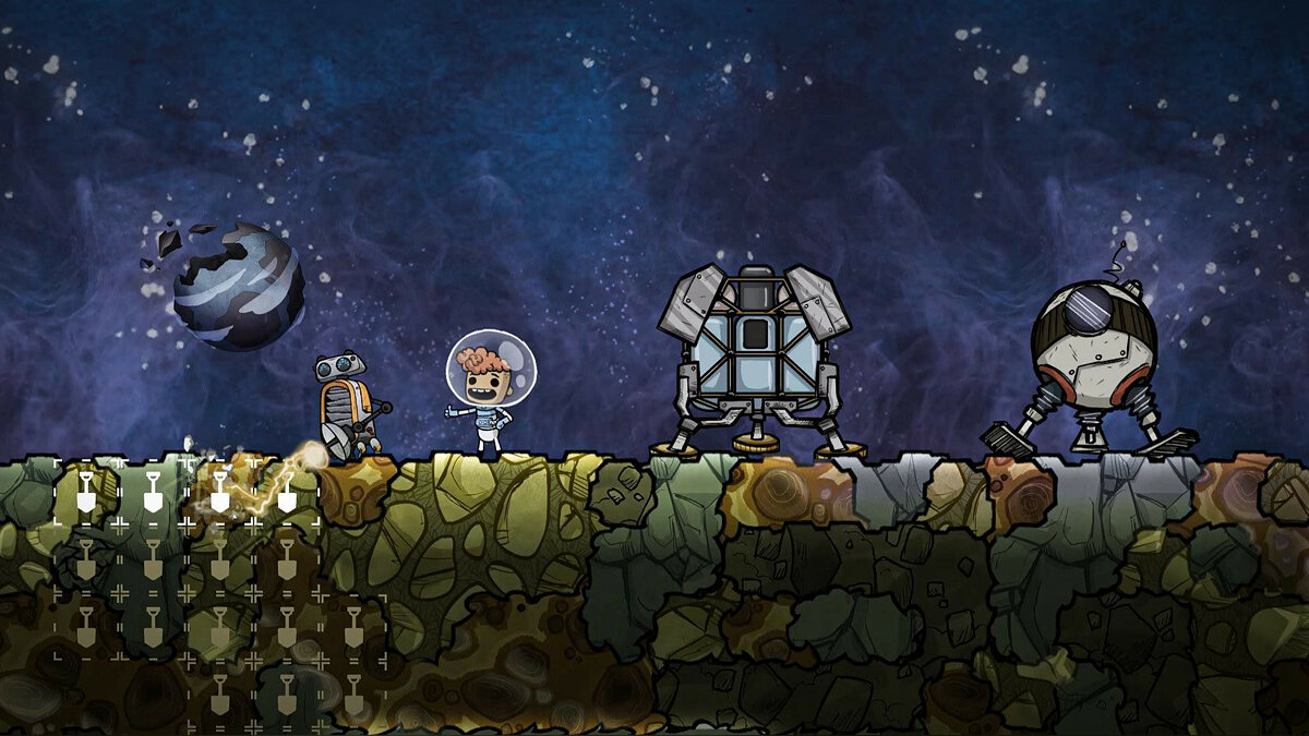 Oxygen Not Included черный экран