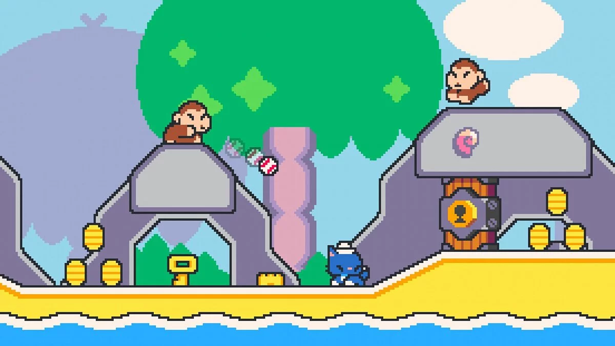 Скриншоты из Super Cat Bros