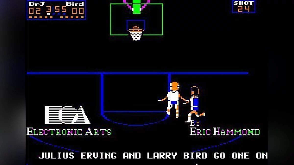 Скриншоты из Dr. J and Larry Bird Go One on One