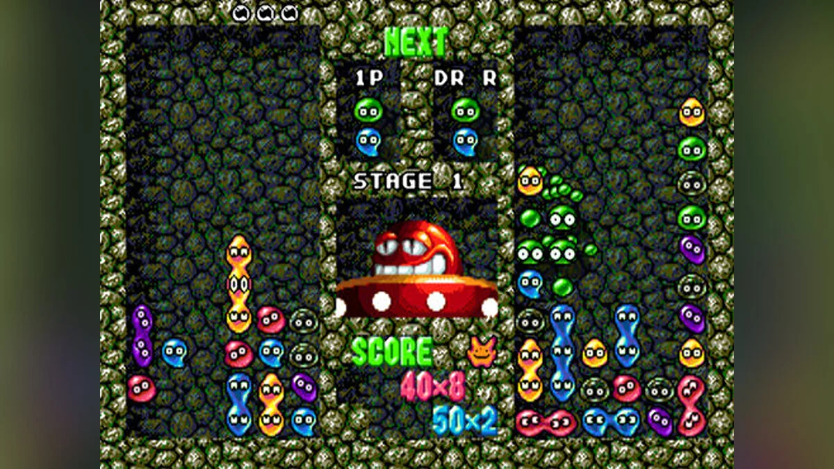 Скриншоты из Dr. Robotnik's Mean Bean Machine