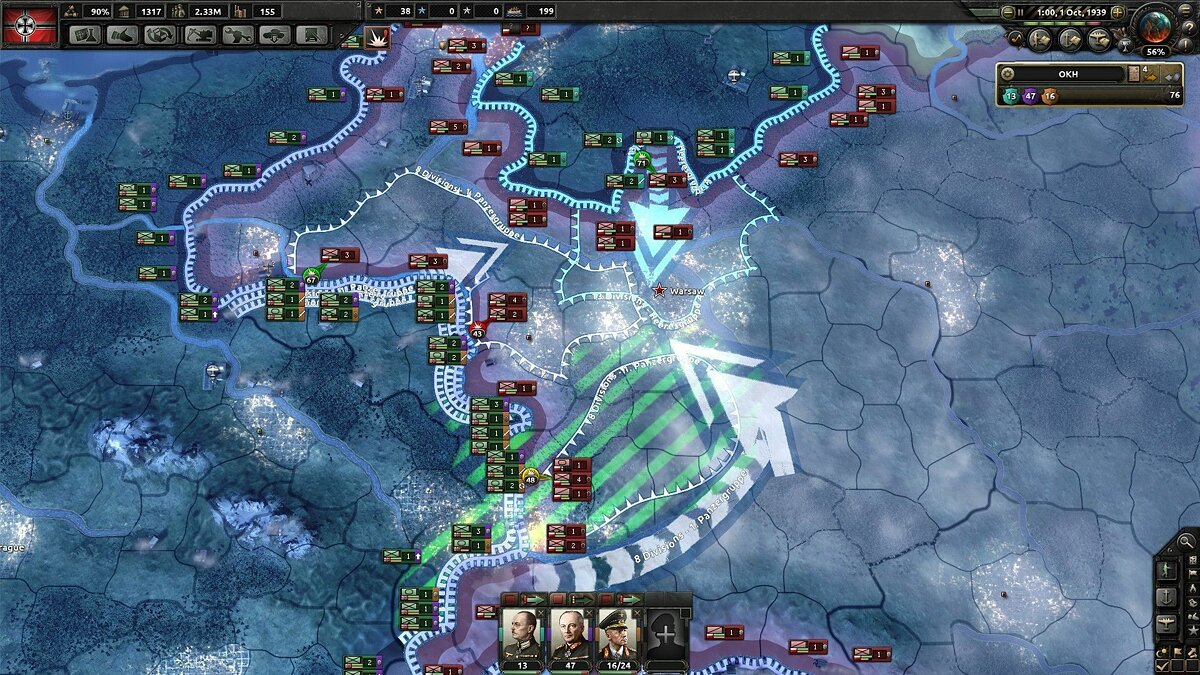 Hearts of Iron 4: Together for Victory лагает