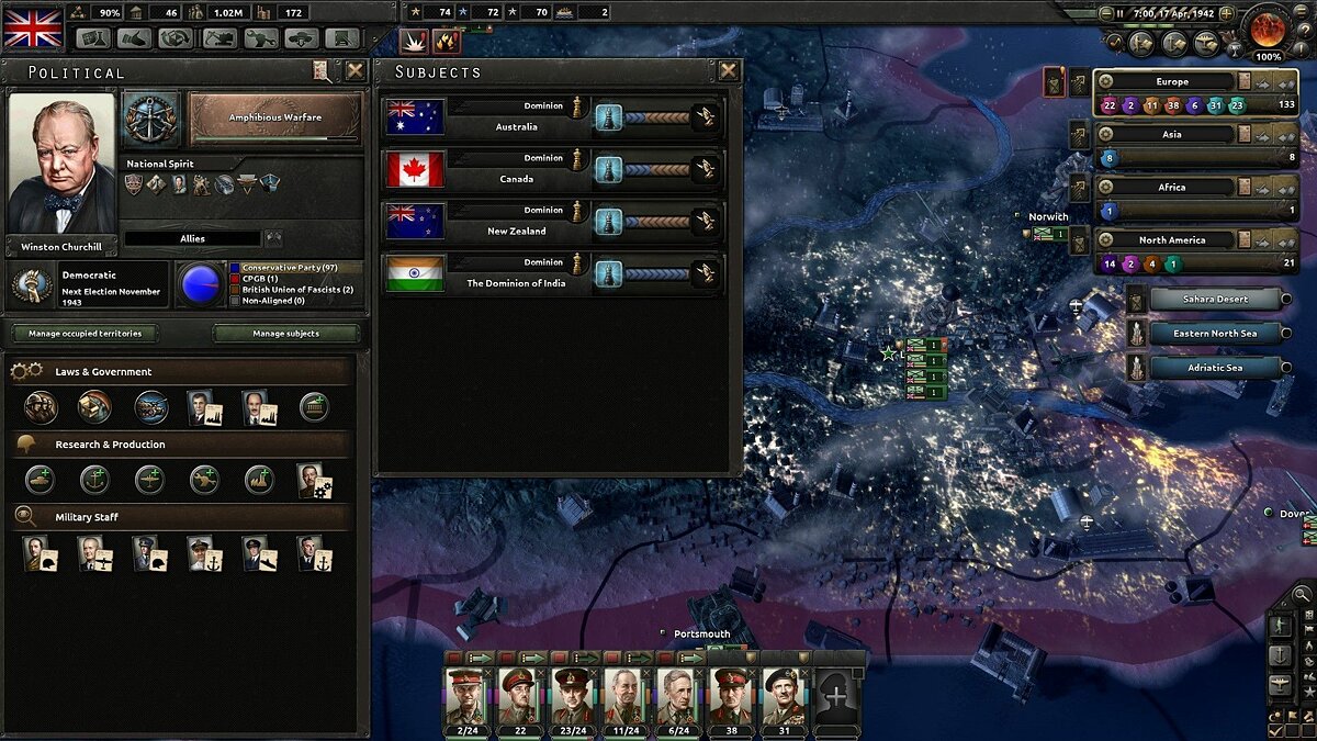 Hearts of Iron 4: Together for Victory вылетает