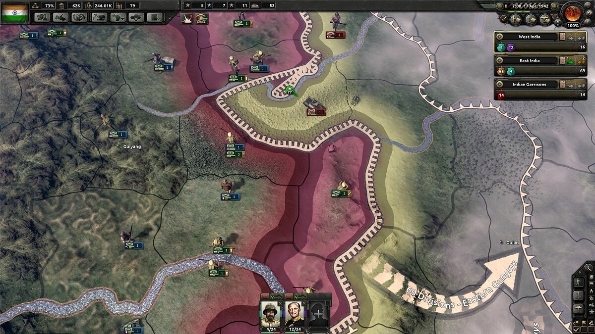 Hearts of Iron 4: Together for Victory черный экран