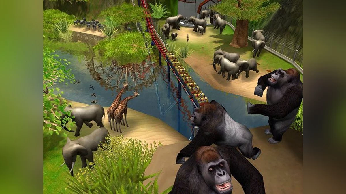Скриншоты из Rollecoaster Tycoon 3