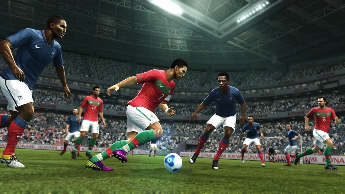 Pro Evolution Soccer 2012 черный экран