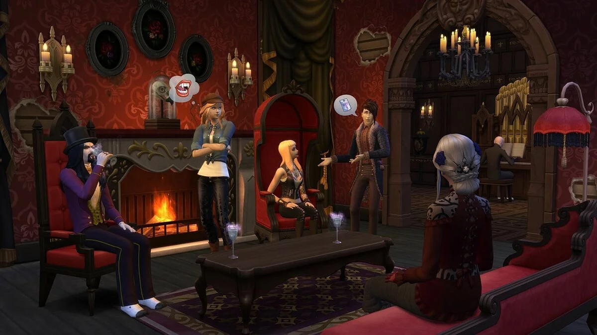 Скриншоты из Sims 4: Vampires Game Pack
