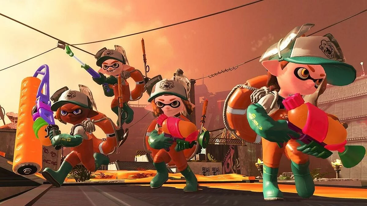 Скриншоты из Splatoon 2