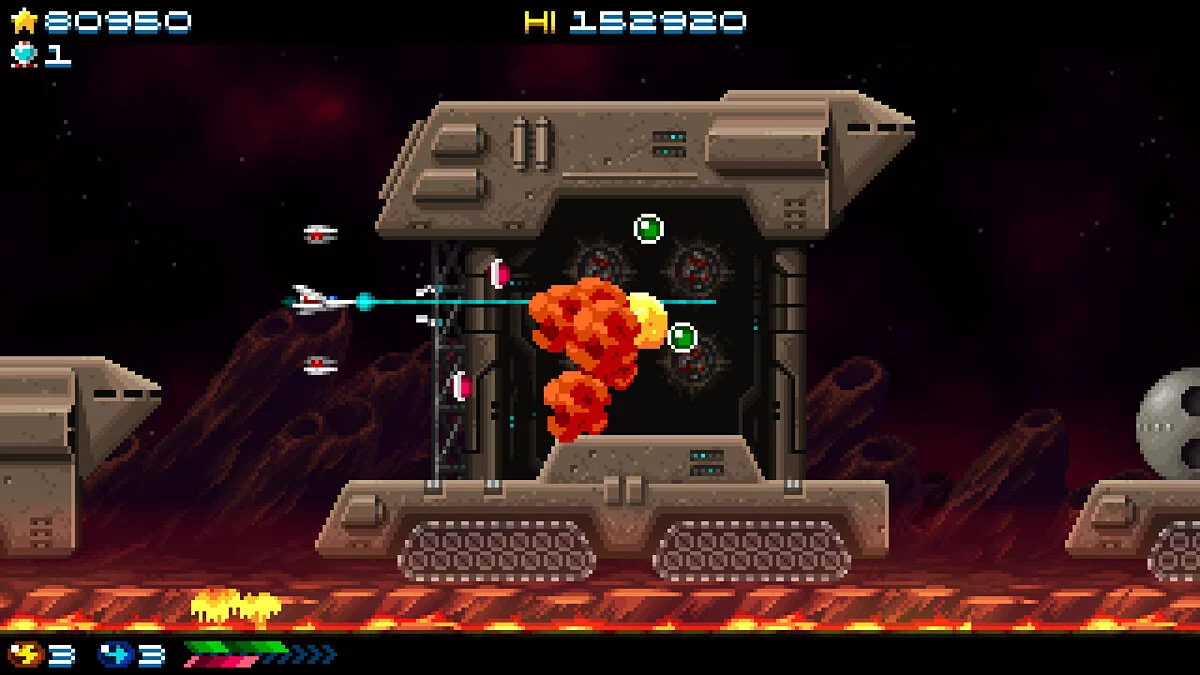 Скриншоты из Super Hydorah
