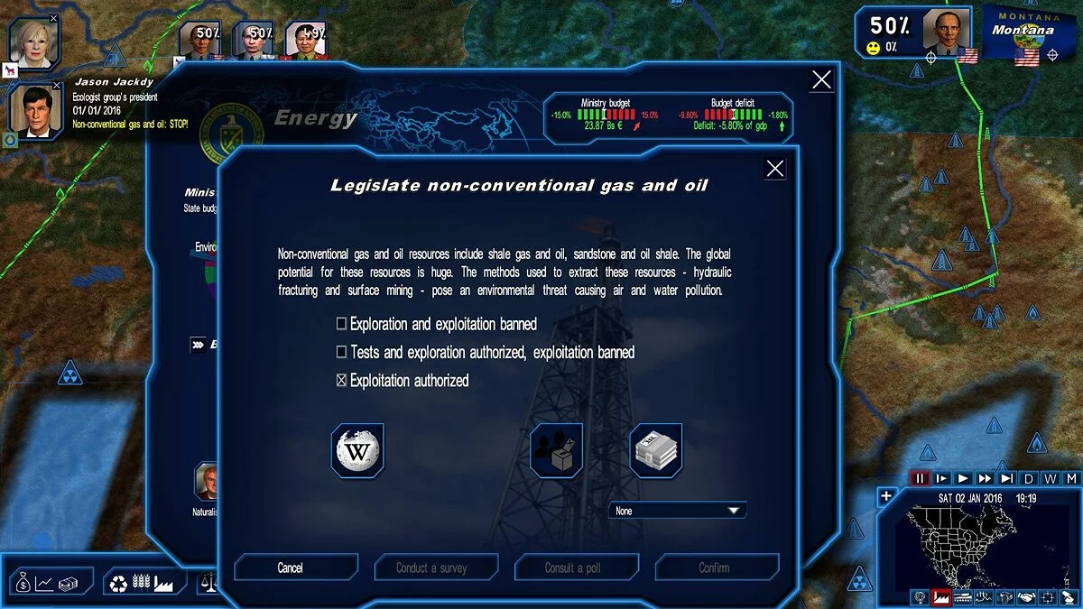 Скриншоты из Power & Revolution: Geopolitical Simulator 4