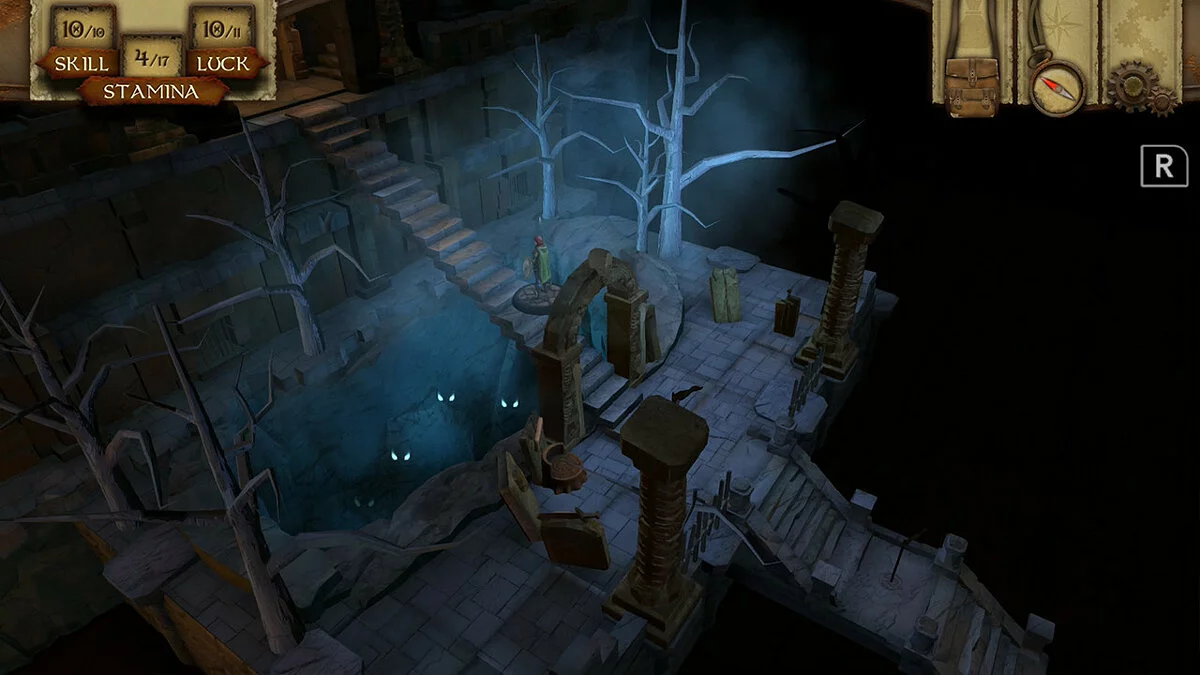 Скриншоты из Warlock of Firetop Mountain