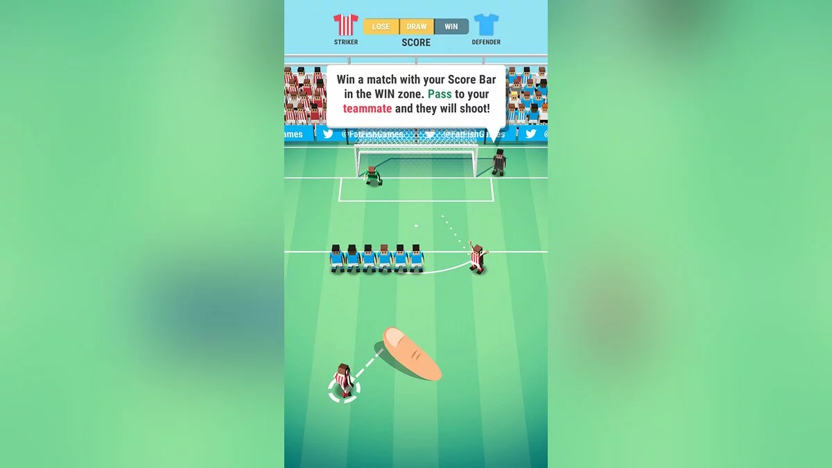 Скриншоты из Tiny Striker: World Football