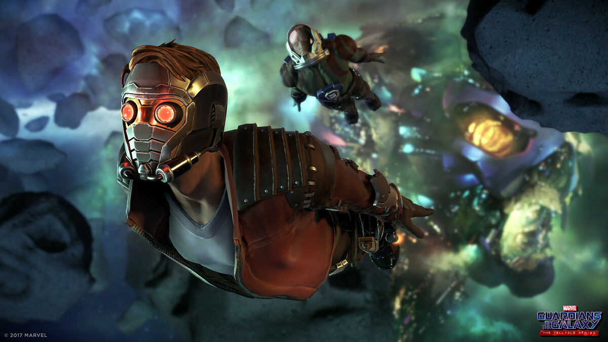 Опубликованы первые скриншоты Guardians of the Galaxy: The Telltale Series.  Нолан Норт озвучит Ракету