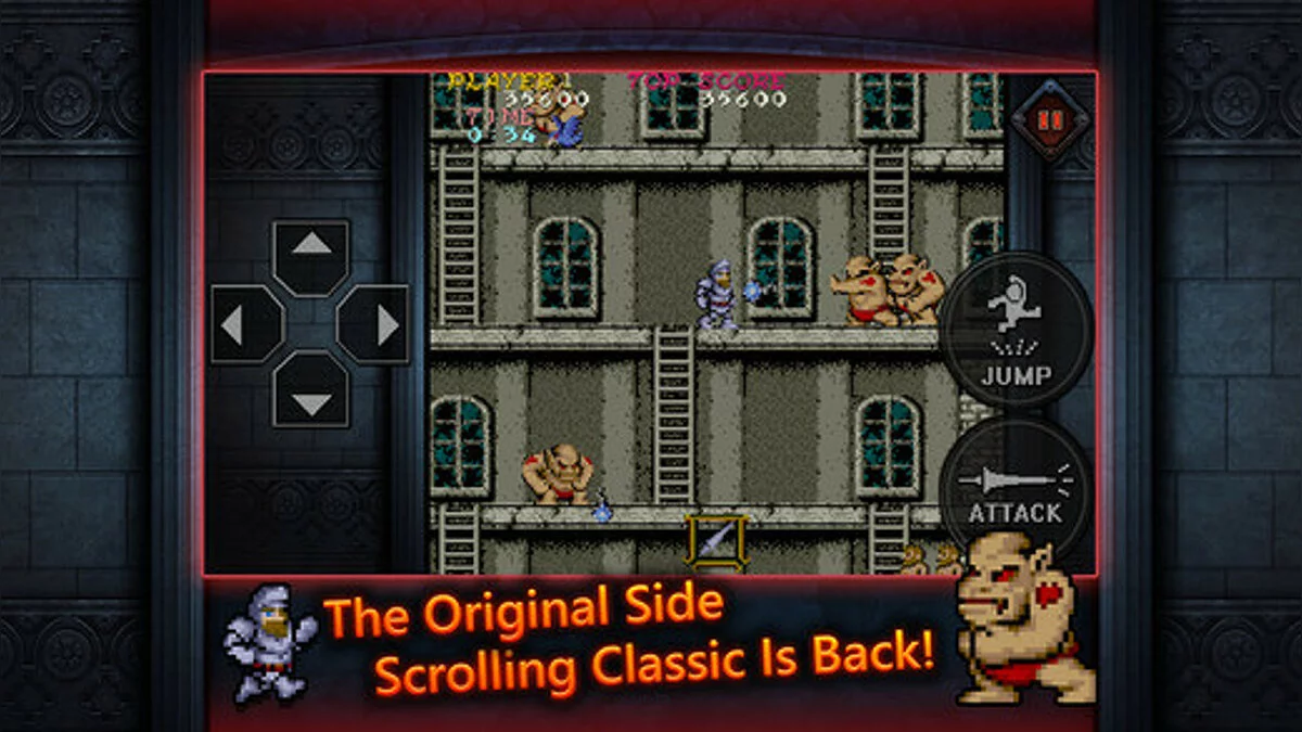 Скриншоты из Ghosts'n Goblins MOBILE