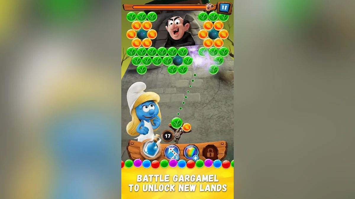 Скриншоты из Smurfs Bubble Story