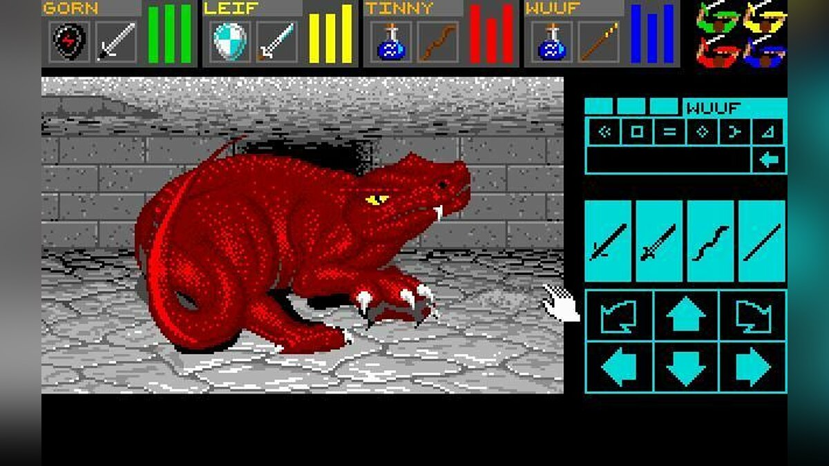 Свинья Dungeon Master. MS dos игра про подземелья. Dungeon Master 1987. С днем Dungeon Master.