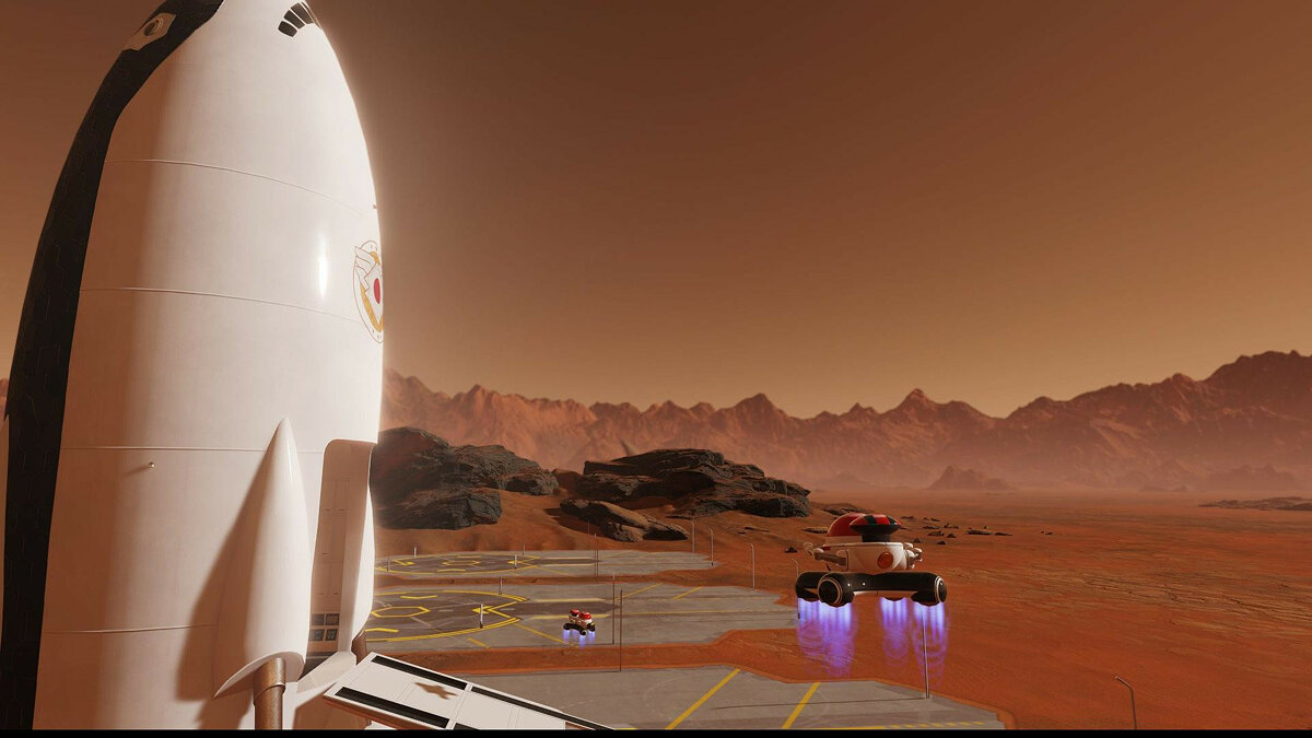 Surviving Mars черный экран