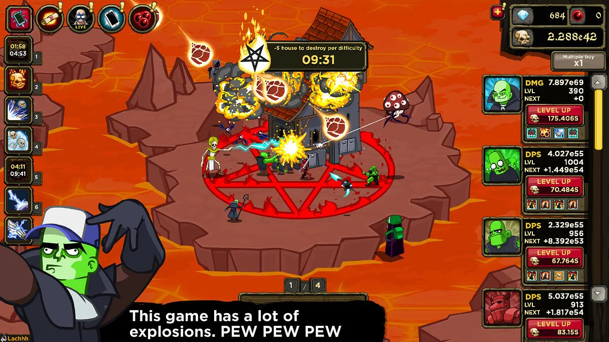 Скриншоты из Zombidle: Remonstered