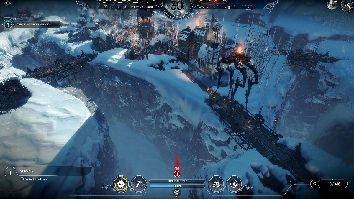 Frostpunk не работает управление