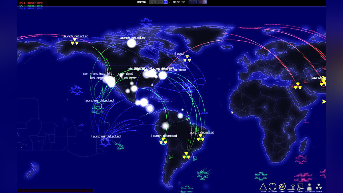 DEFCON - что это за игра, трейлер, системные требования, отзывы и оценки,  цены и скидки, гайды и прохождение, похожие игры Defcon: Guerre Mondiale  Thermonucléaire
