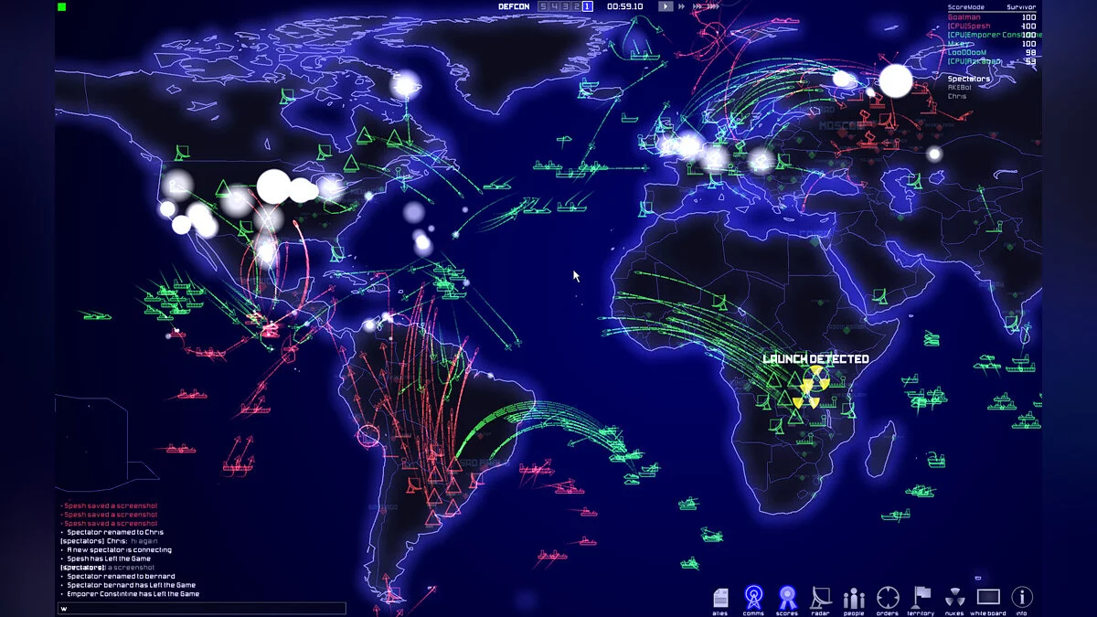 Скриншоты из DEFCON