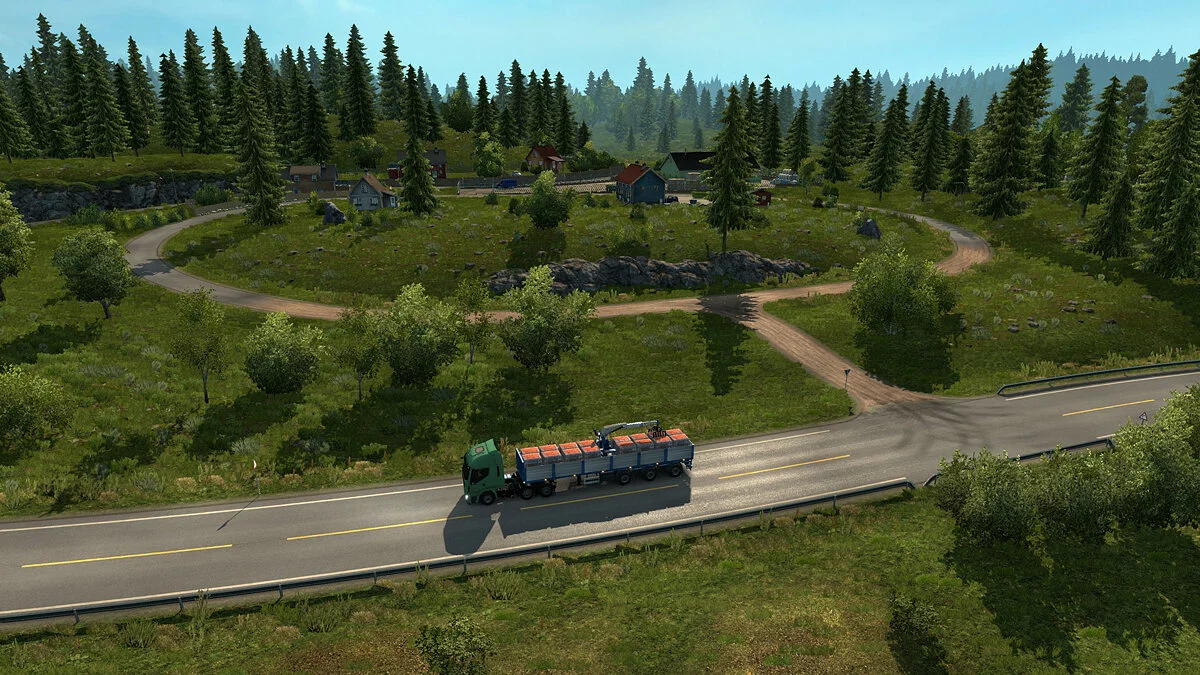 Скриншоты из Euro Truck Simulator 2: Scandinavia