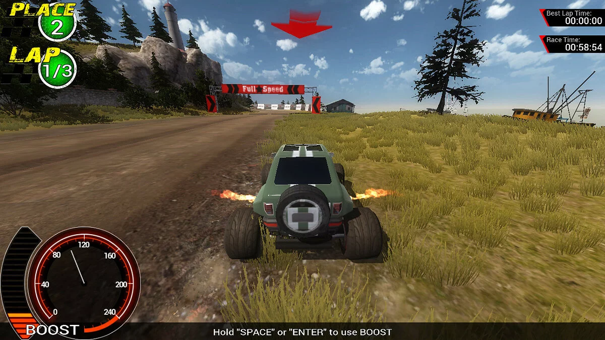 Скриншоты из Off-Road Super Racing