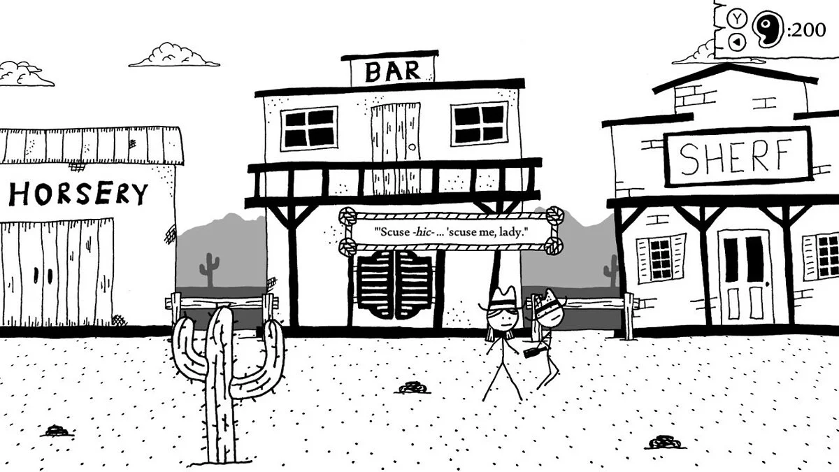 Скриншоты из West of Loathing