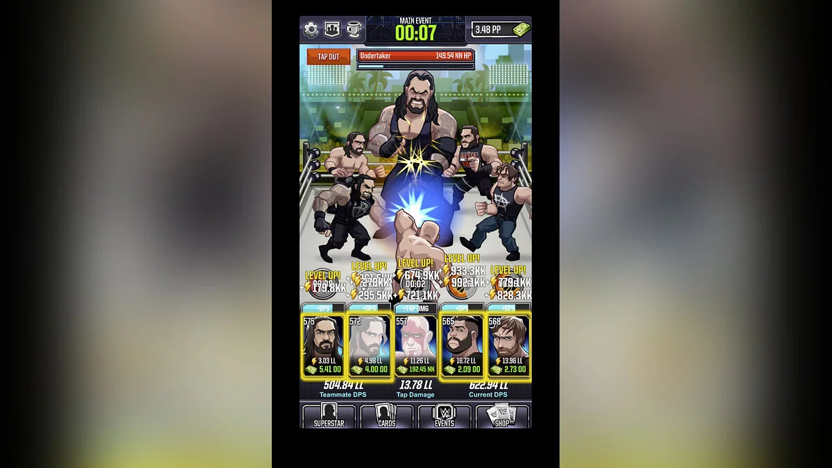 Скриншоты из WWE Tap Mania